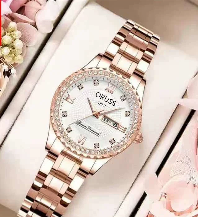 Watch Alloy Strap Alloy Case Mineral Strengthened Glass Mirror Round Dial Business Style Waterproof - Image 8