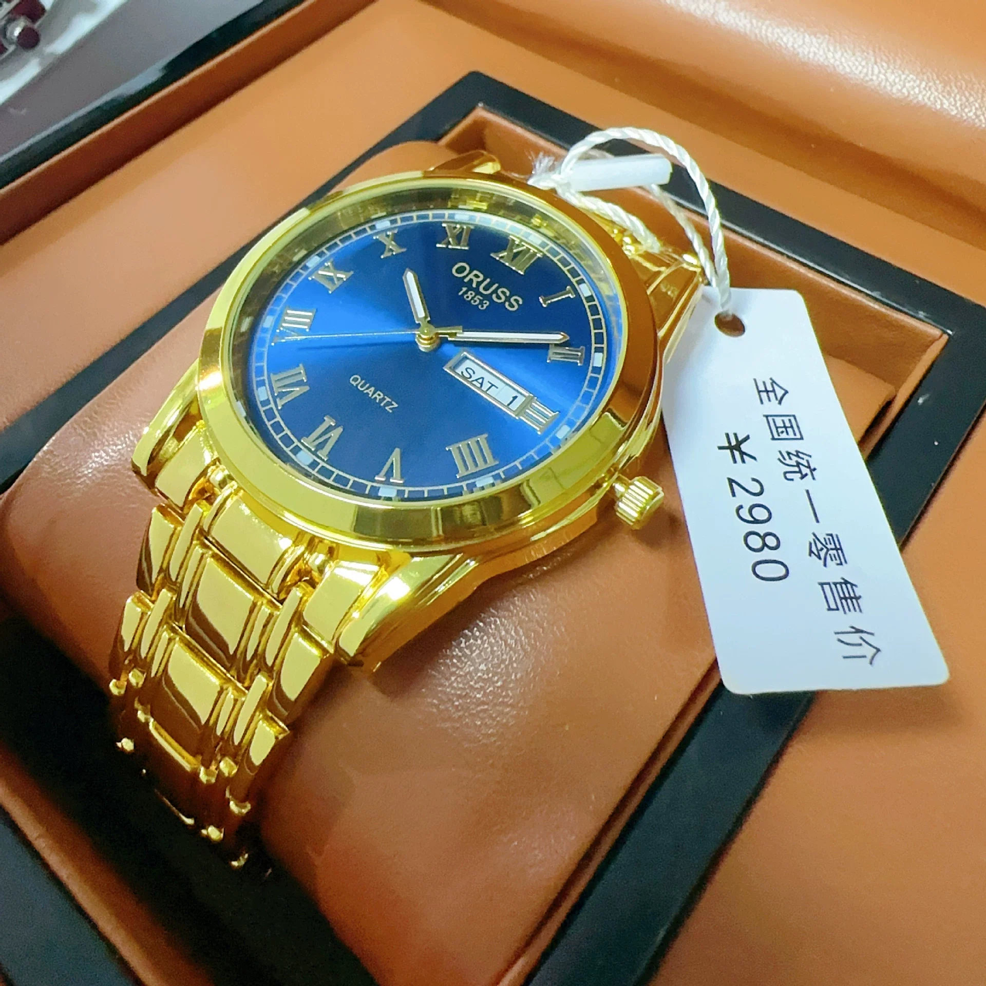 Watch Automatic Movement Round Stainless Steel Glass Mirror Luminous Waterproof Business Style For Men - Image 12