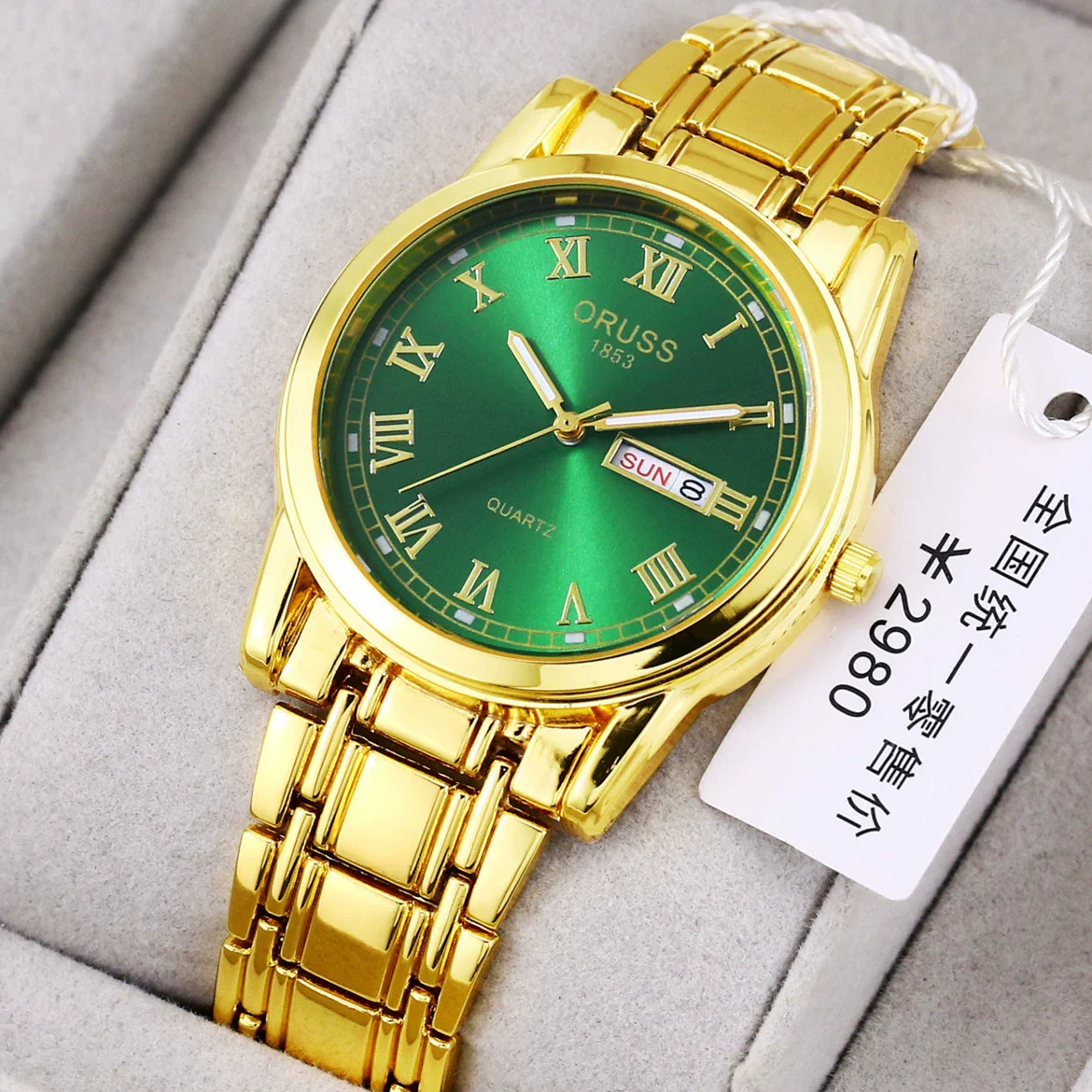 Watch Automatic Movement Round Stainless Steel Glass Mirror Luminous Waterproof Business Style For Men - Image 13