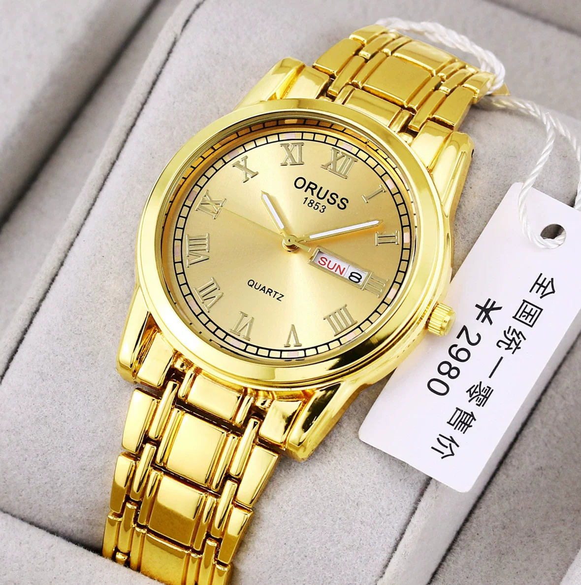 Watch Automatic Movement Round Stainless Steel Glass Mirror Luminous Waterproof Business Style For Men - Image 14