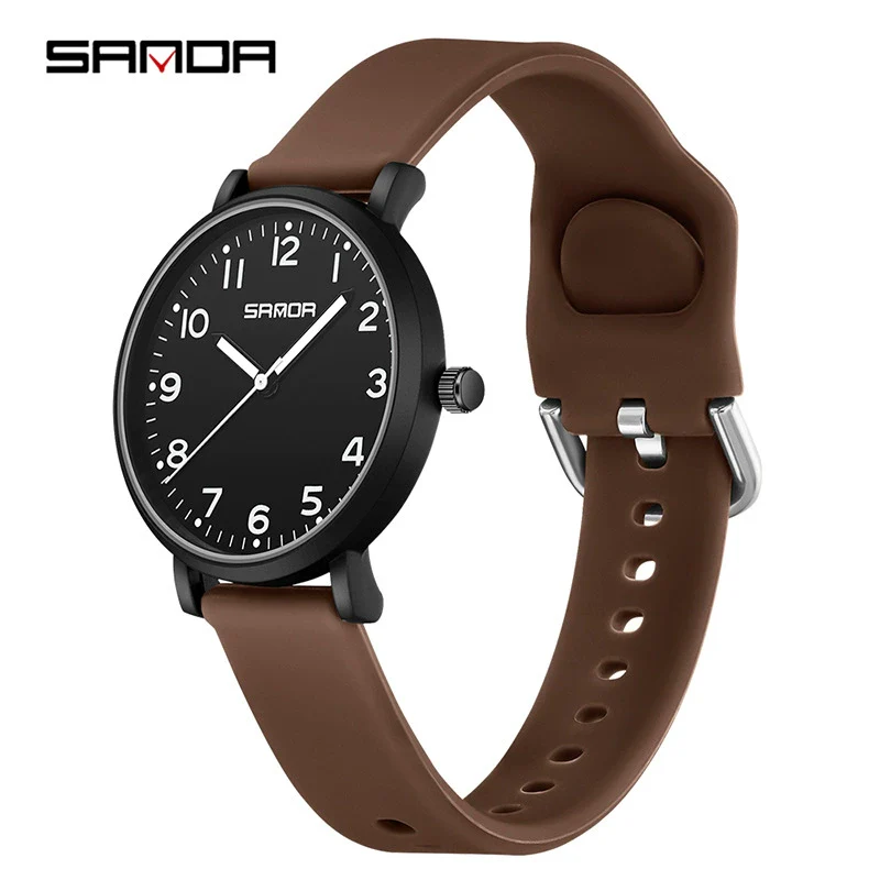 Watch Casual Simple Thin Luminous Quartz Alloy Alloy Stainless Steel Silicone Mineral Tempered Glass Round - Image 9