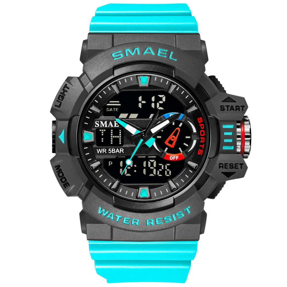Watch Plastic Round Dial Electronic Movement Waterproof Outdoor Mountaineering Student - Image 11