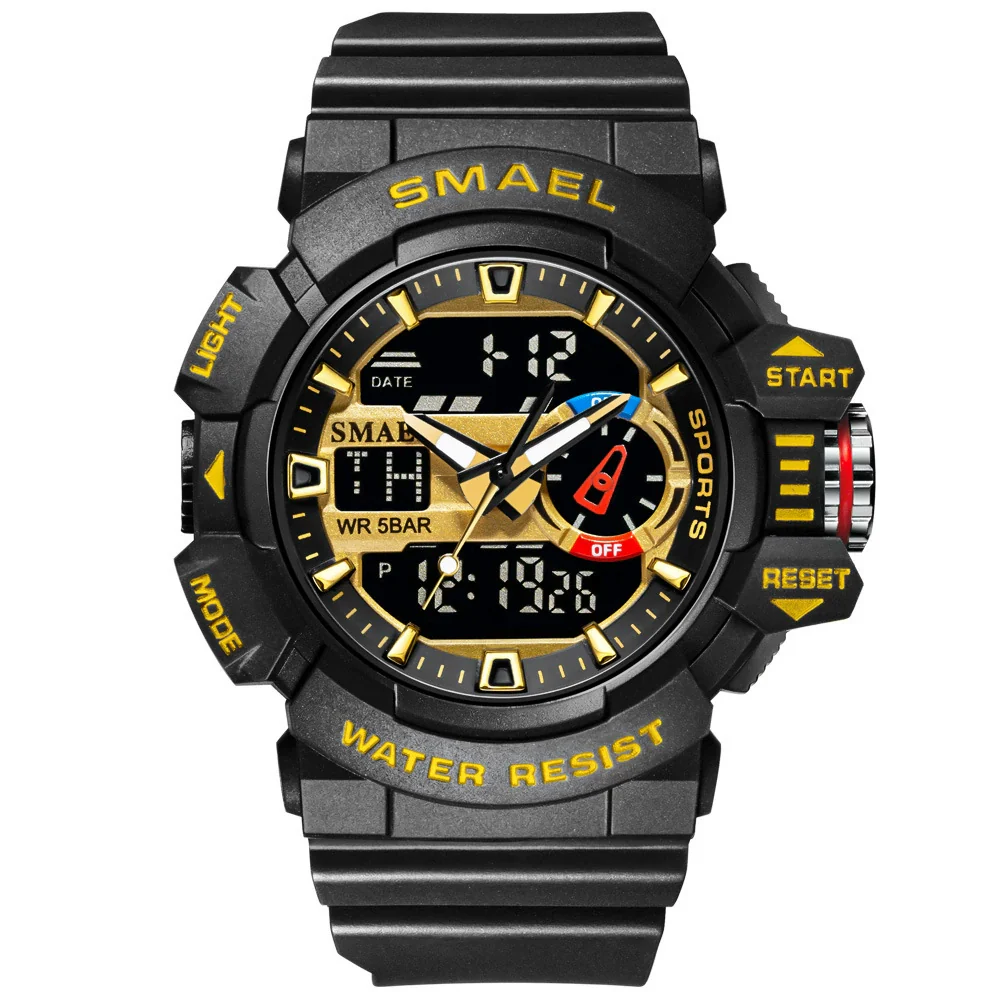 Watch Plastic Round Dial Electronic Movement Waterproof Outdoor Mountaineering Student - Image 12