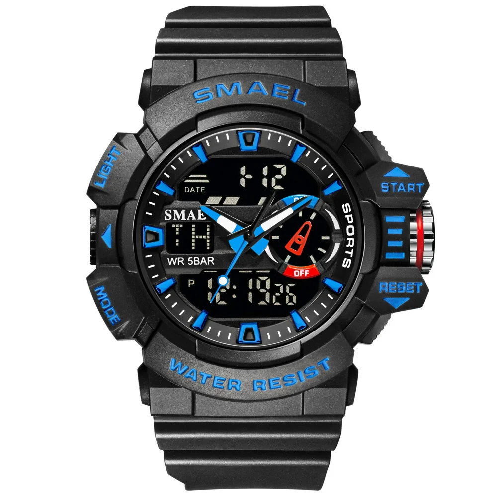 Watch Plastic Round Dial Electronic Movement Waterproof Outdoor Mountaineering Student - Image 13
