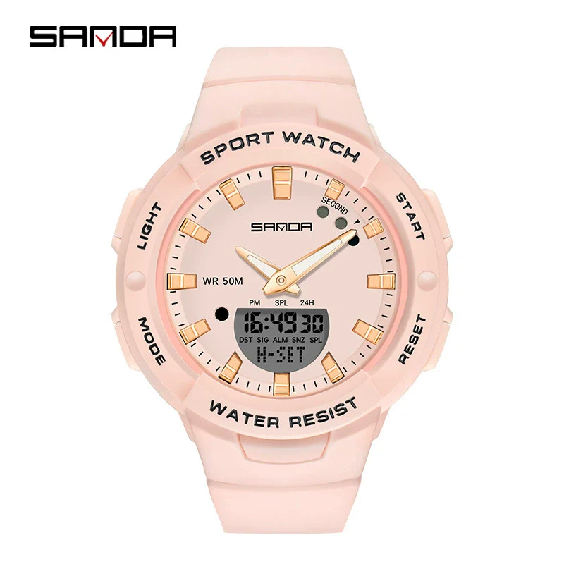 Watch Resin Round Outdoor Waterproof Casual Fashion Student Watch For Men And Women - Image 10