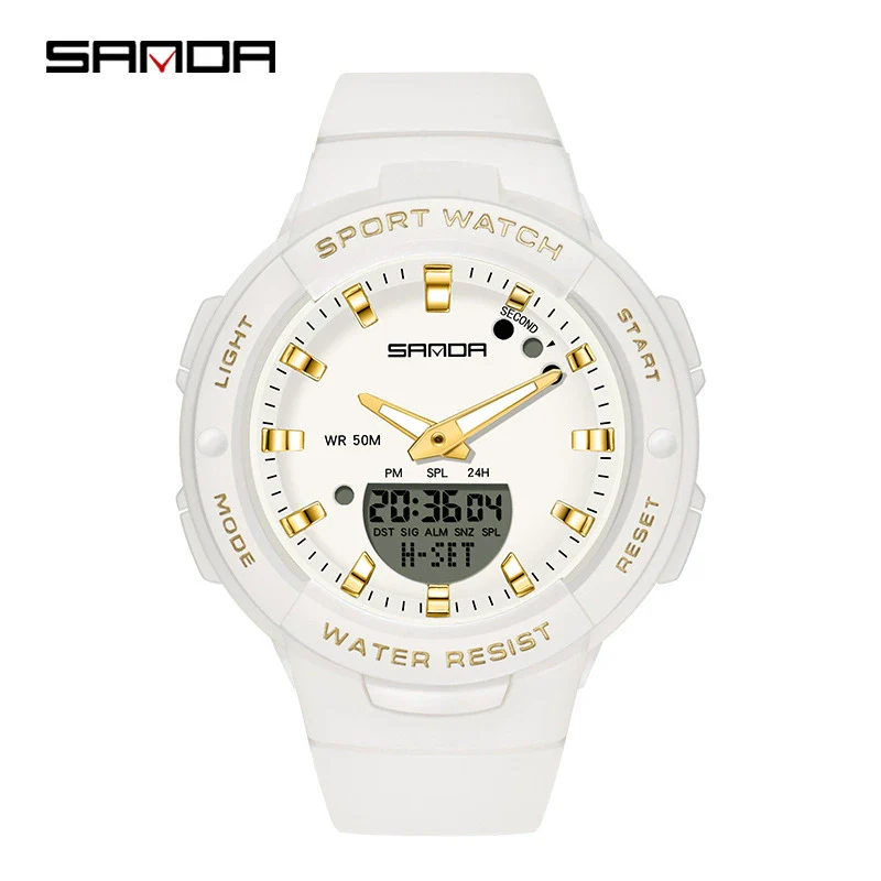 Watch Resin Round Outdoor Waterproof Casual Fashion Student Watch For Men And Women - Image 7