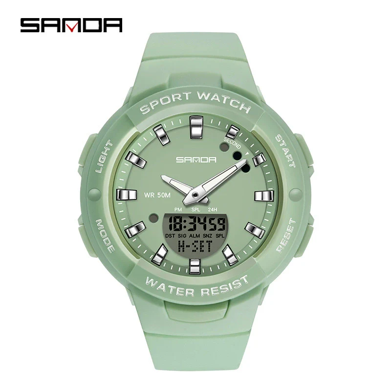 Watch Resin Round Outdoor Waterproof Casual Fashion Student Watch For Men And Women - Image 9