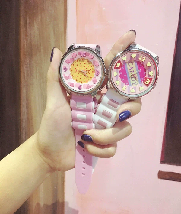Watch Silicone Cartoon Round Style For Couple - Image 5