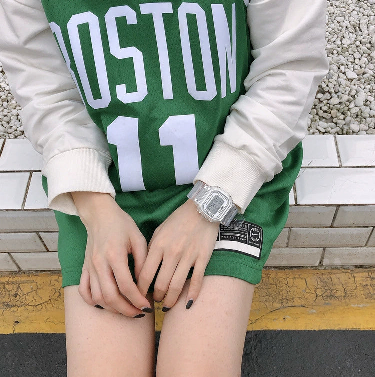 Watch Silicone Plastic Square Electronic Simple Sports Allmatch - Image 11