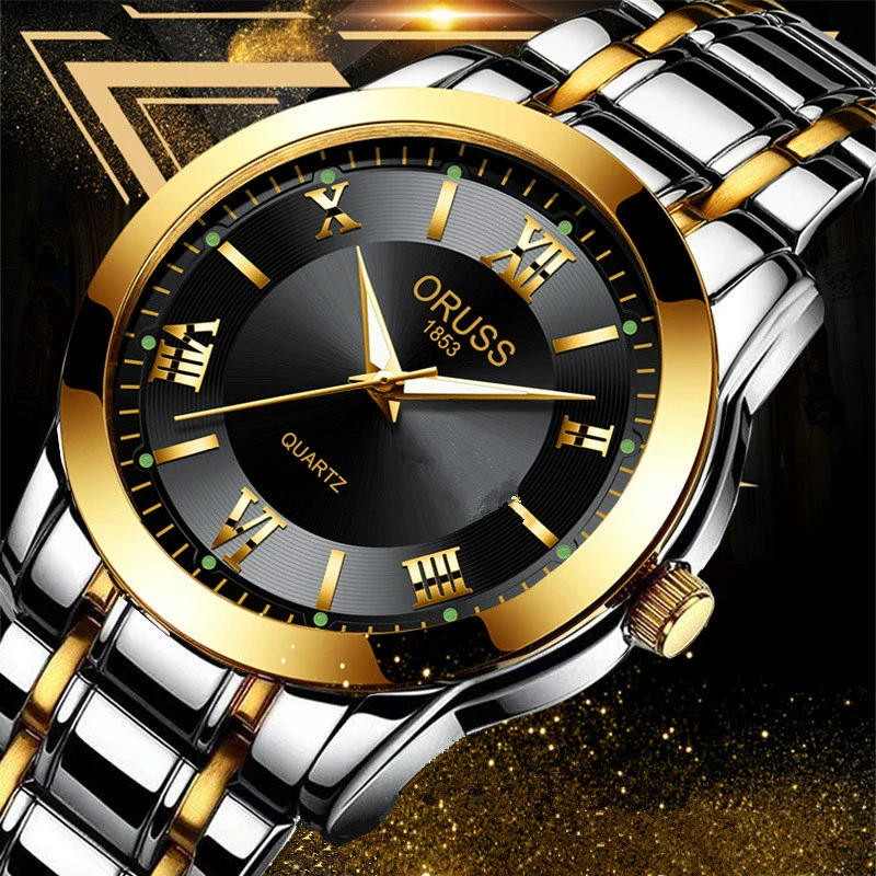 Watch Stainless Steel Full Automatic Movement Round Dial Waterproof Luminous Calendar For Men And Women - Image 17