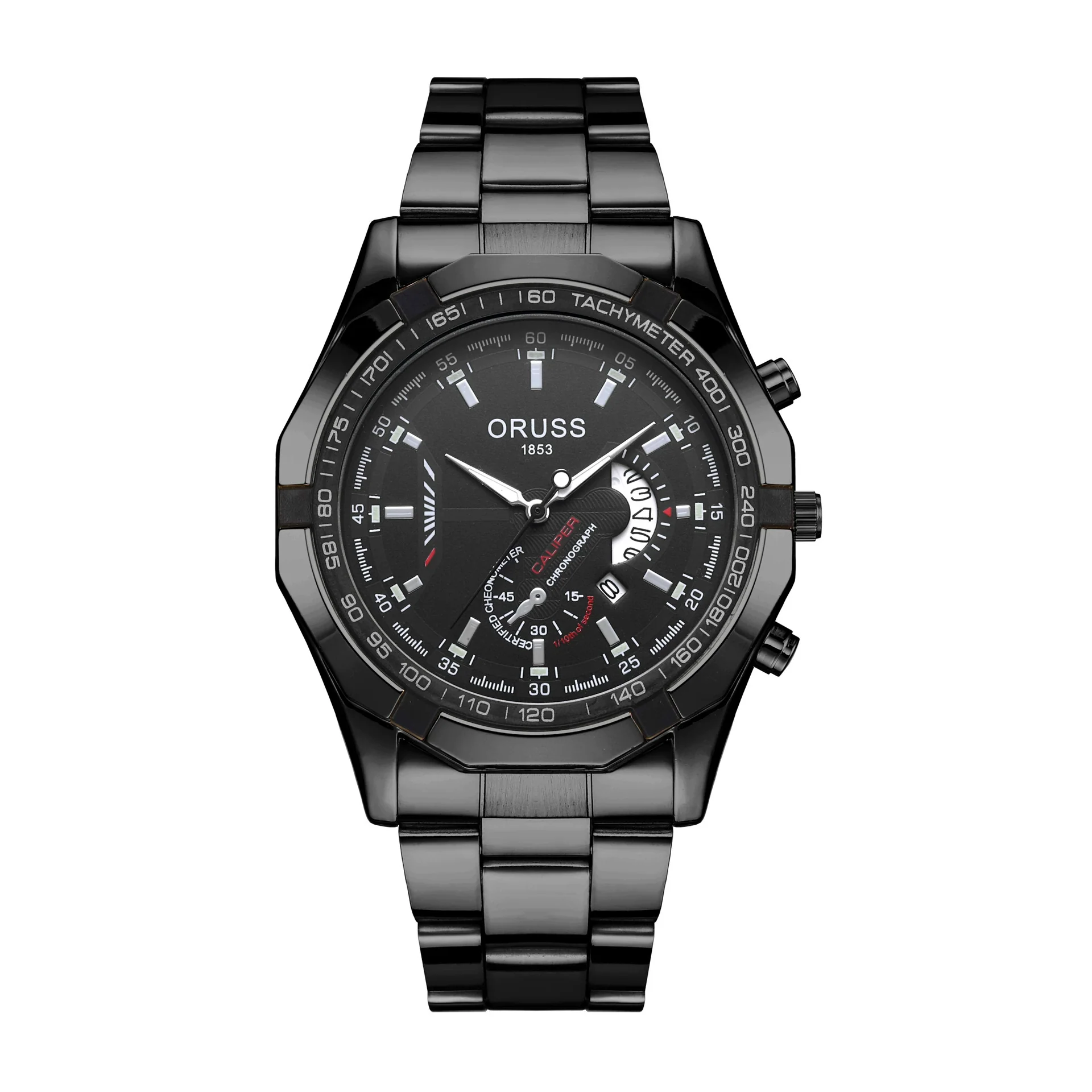Watch Stainless Steel Full Automatic Movement Round Dial Waterproof Luminous Calendar For Men And Women - Image 5