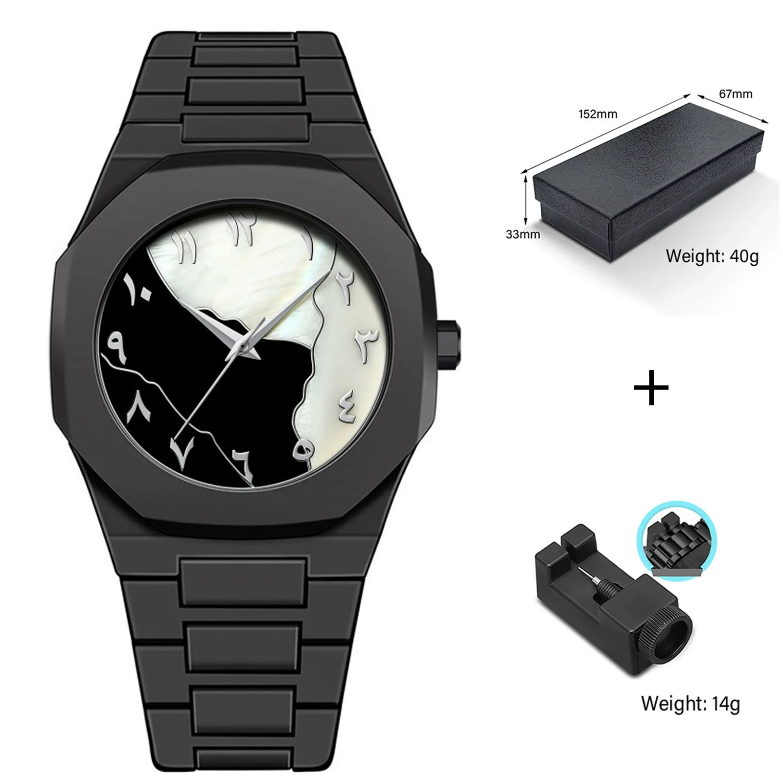Watches Casual Fashion Simple Waterproof Silicone Strap Plastic Case Stainless Steel Buckle Round Dial - Image 12
