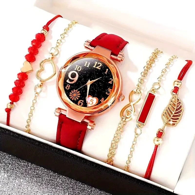 Watches Women's Highend Mechanical And Quartz Watches With Pu Strap Zinc Alloy Case Round Dial - Image 3