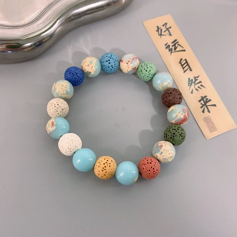 Wenwan Bracelet Stone Geometric Handmade For Women - Image 15