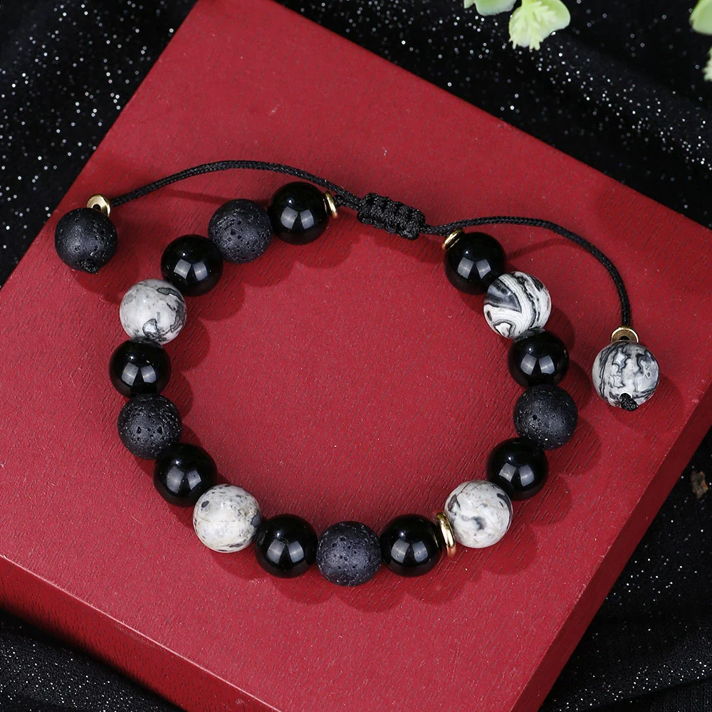 Wenwan Bracelet Stone Geometric Handmade For Women - Image 22