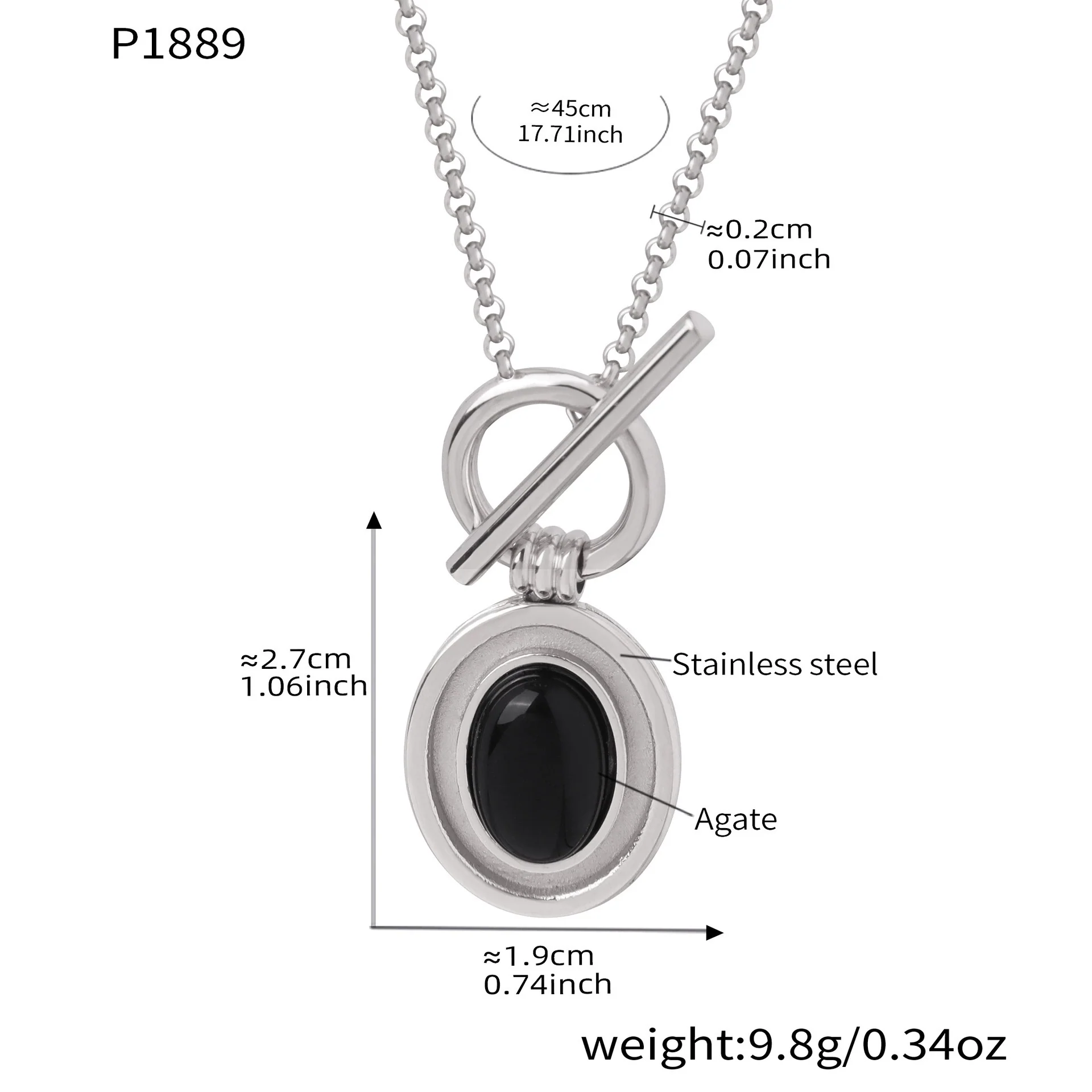 Wholesale 18K Gold Plated Stainless Steel Pendant Necklace And Bracelet Set For Women In Light Luxury Style - Image 7