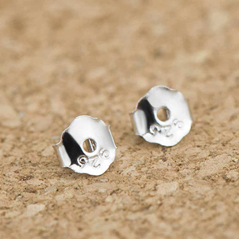 Wholesale 925 Sterling Silver Earplugs Jewelry With Antidrop Butterfly Design And Electroplating Treatment - Image 2