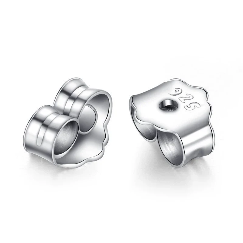 Wholesale 925 Sterling Silver Earplugs Jewelry With Antidrop Butterfly Design And Electroplating Treatment - Image 3