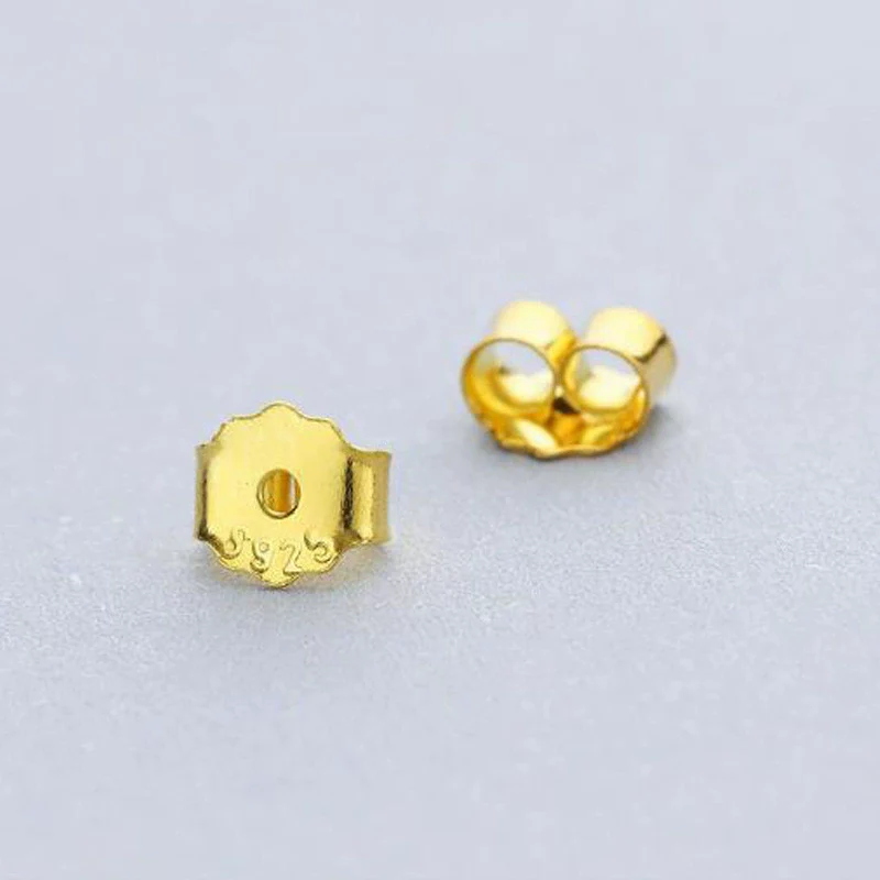 Wholesale 925 Sterling Silver Earplugs Jewelry With Antidrop Butterfly Design And Electroplating Treatment - Image 5