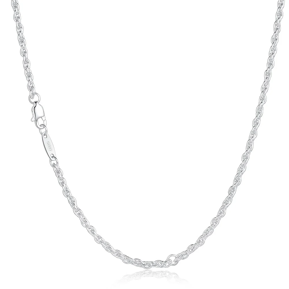 Wholesale 925 Sterling Silver Geometric Pendant Necklace With Square Shape For Women - Image 9