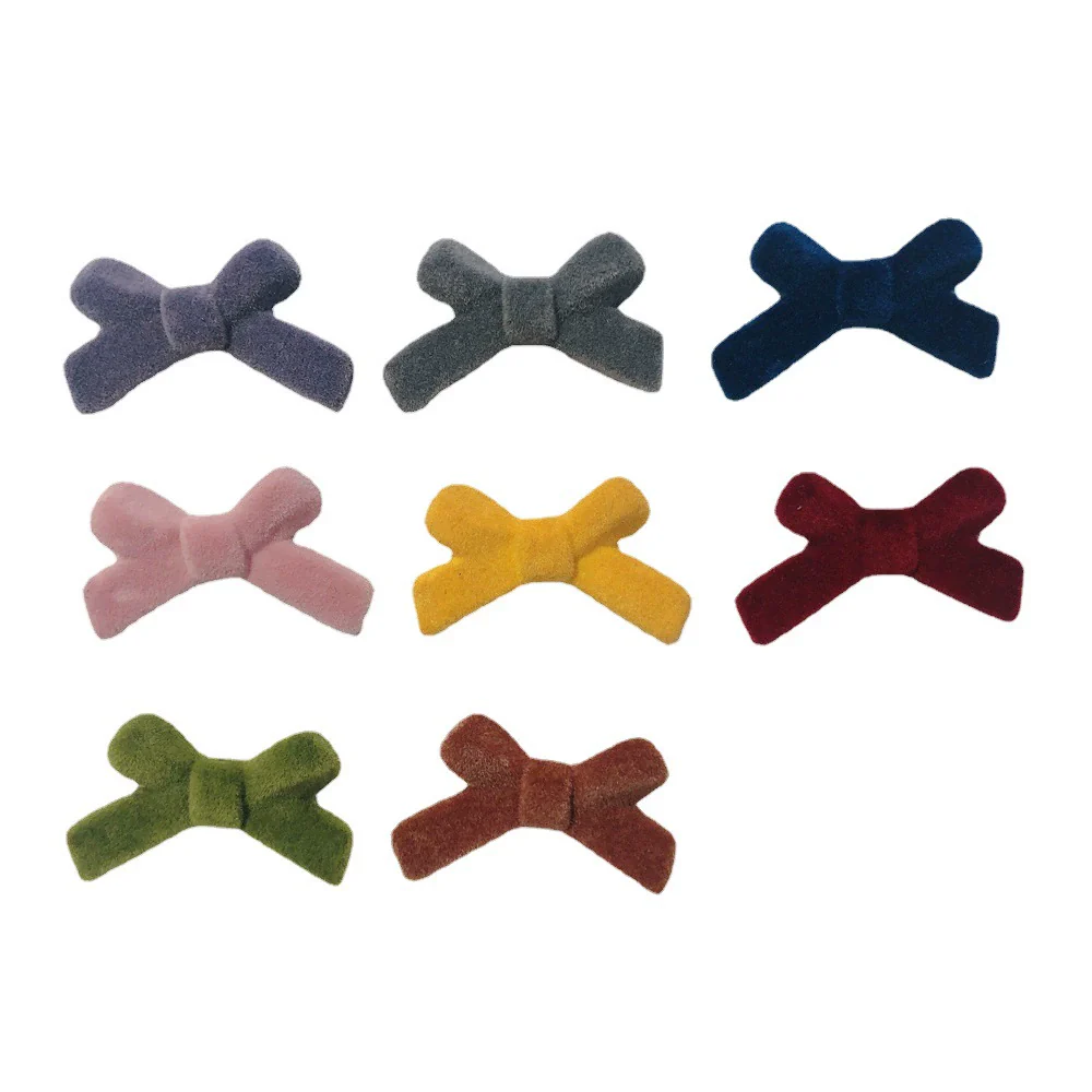 Wholesale Accessories Flocking Velvet Bow Pendant Retro Sweet Style - Image 5