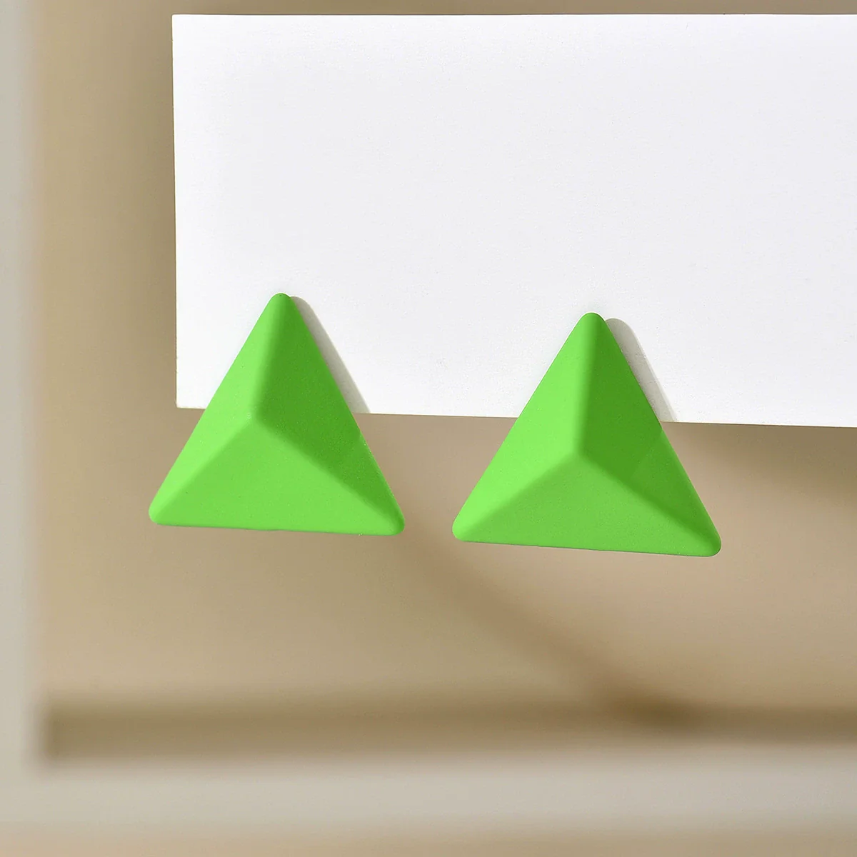 Wholesale Acrylic Earrings Geometric Pattern Vintage Spray Paint Frosted Square Round Korean Fashion Women's - Image 13