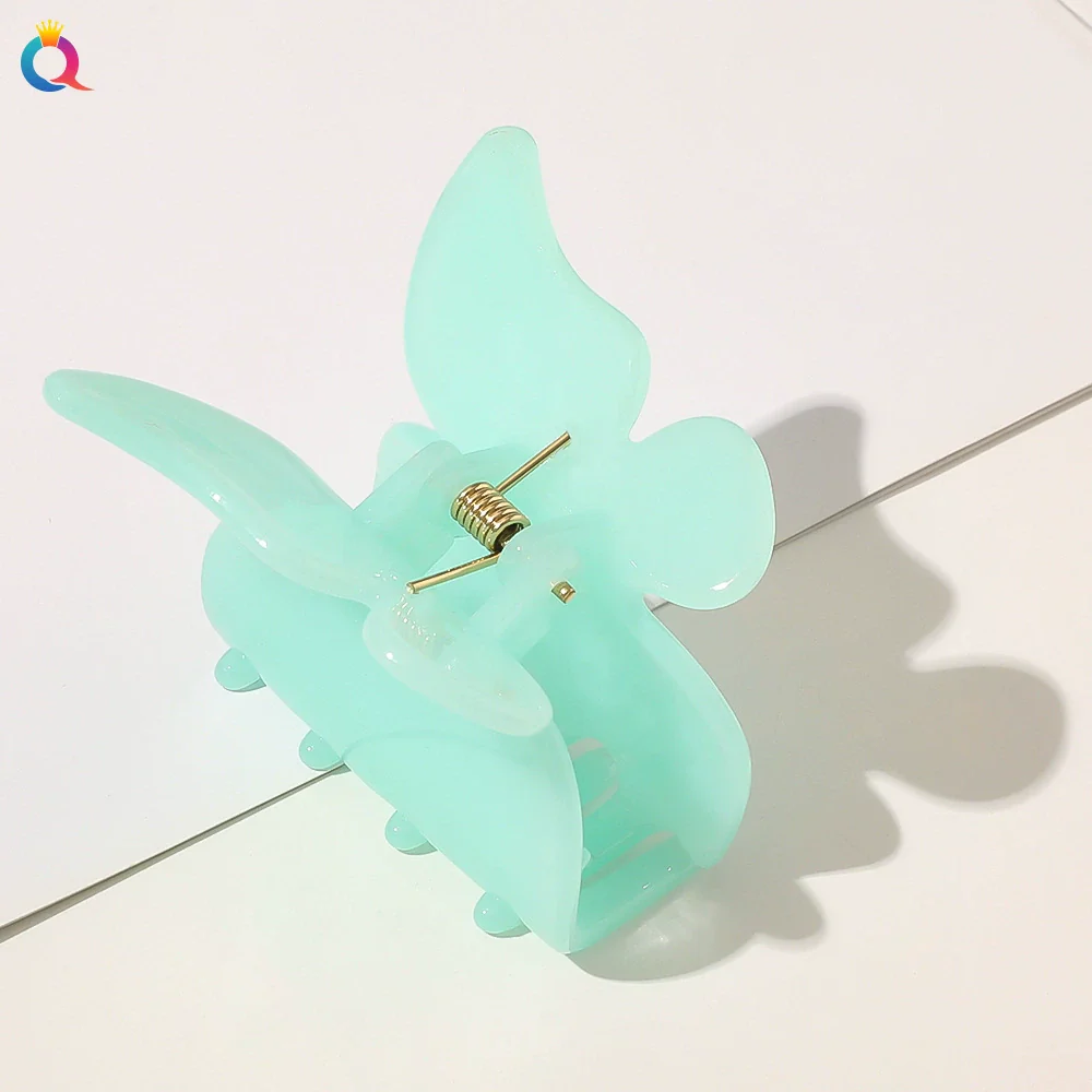 Wholesale Acrylic Handmade Butterfly Shape Women's Hair Clip - Image 12