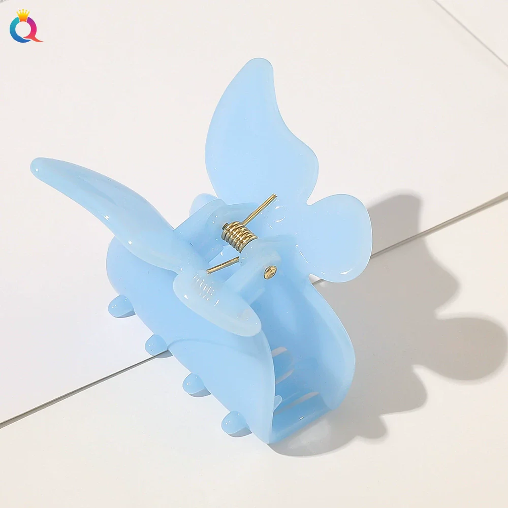 Wholesale Acrylic Handmade Butterfly Shape Women's Hair Clip - Image 15