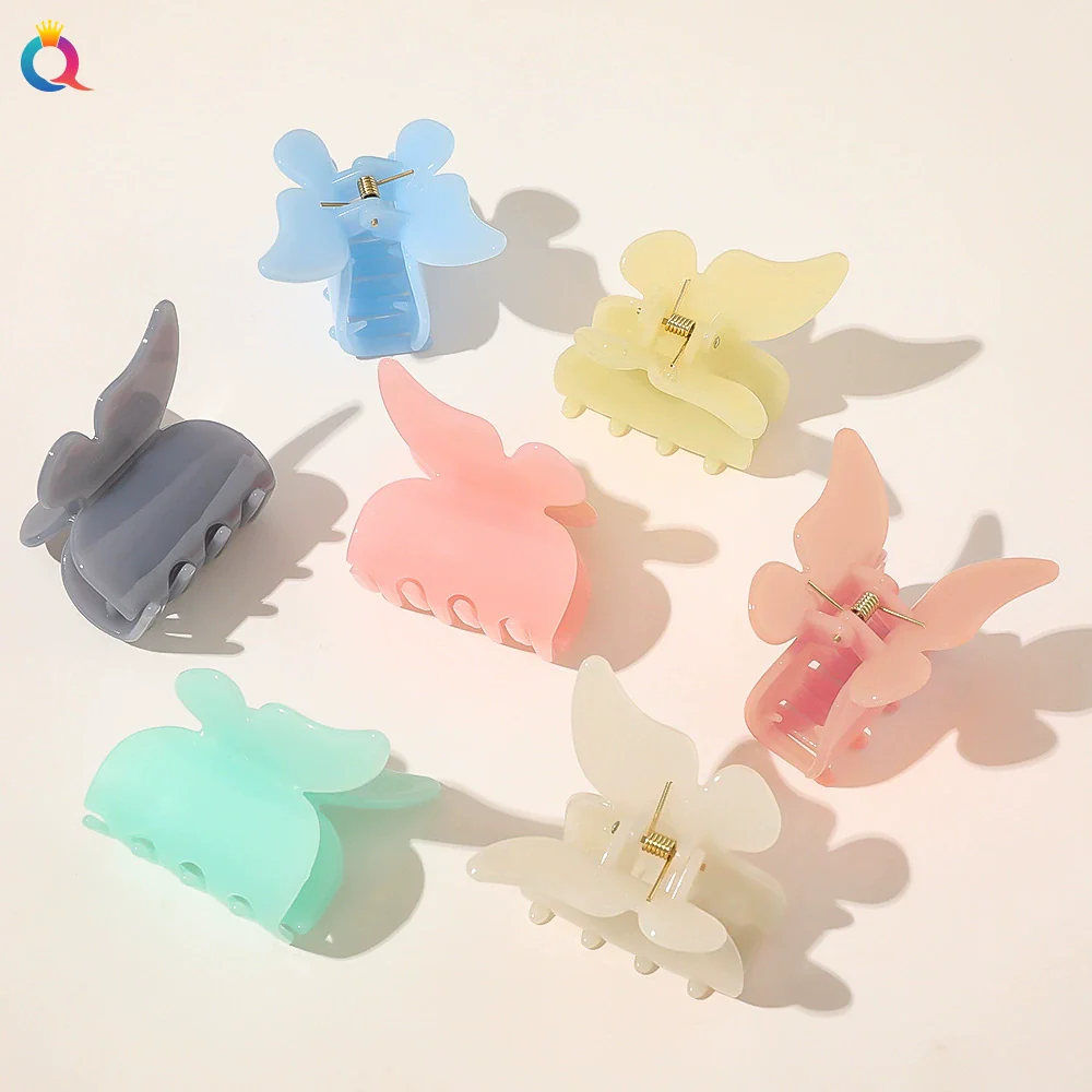 Wholesale Acrylic Handmade Butterfly Shape Women's Hair Clip - Image 2