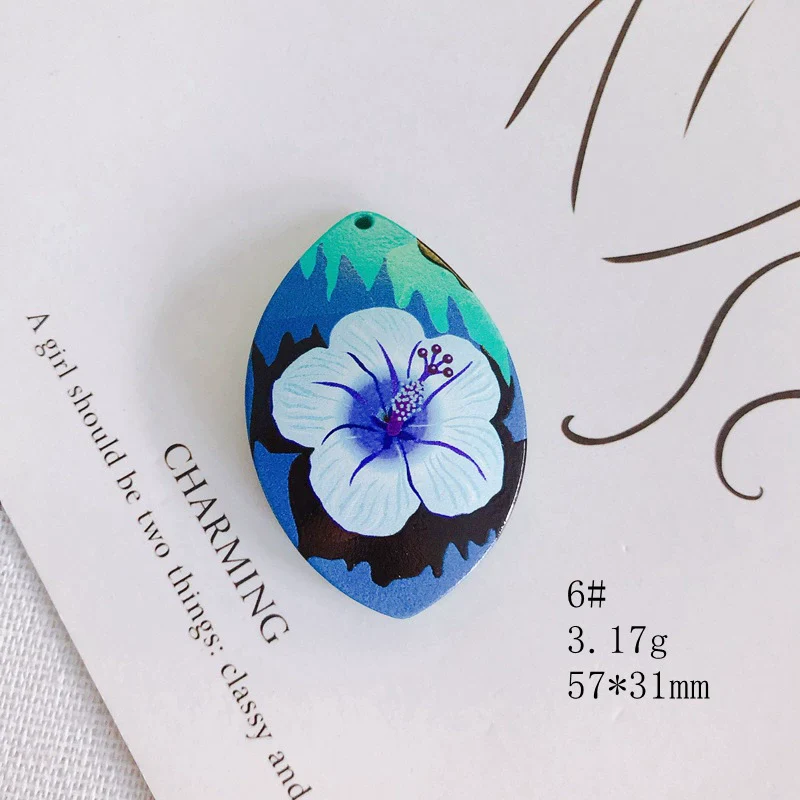 Wholesale Acrylic Jewelry Accessories With Three Dimensional Printing Pattern For Diy - Image 11