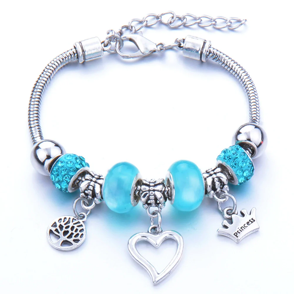Wholesale Adjustable Beaded Bracelet With Butterfly Pendant For Girls Alloy Geometric Pattern Electroplated - Image 27