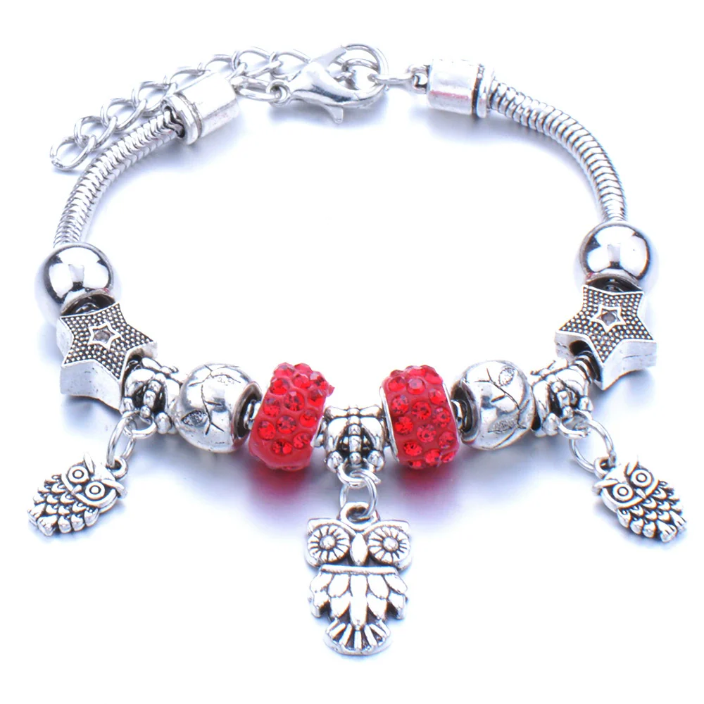 Wholesale Adjustable Beaded Bracelet With Butterfly Pendant For Girls Alloy Geometric Pattern Electroplated - Image 37