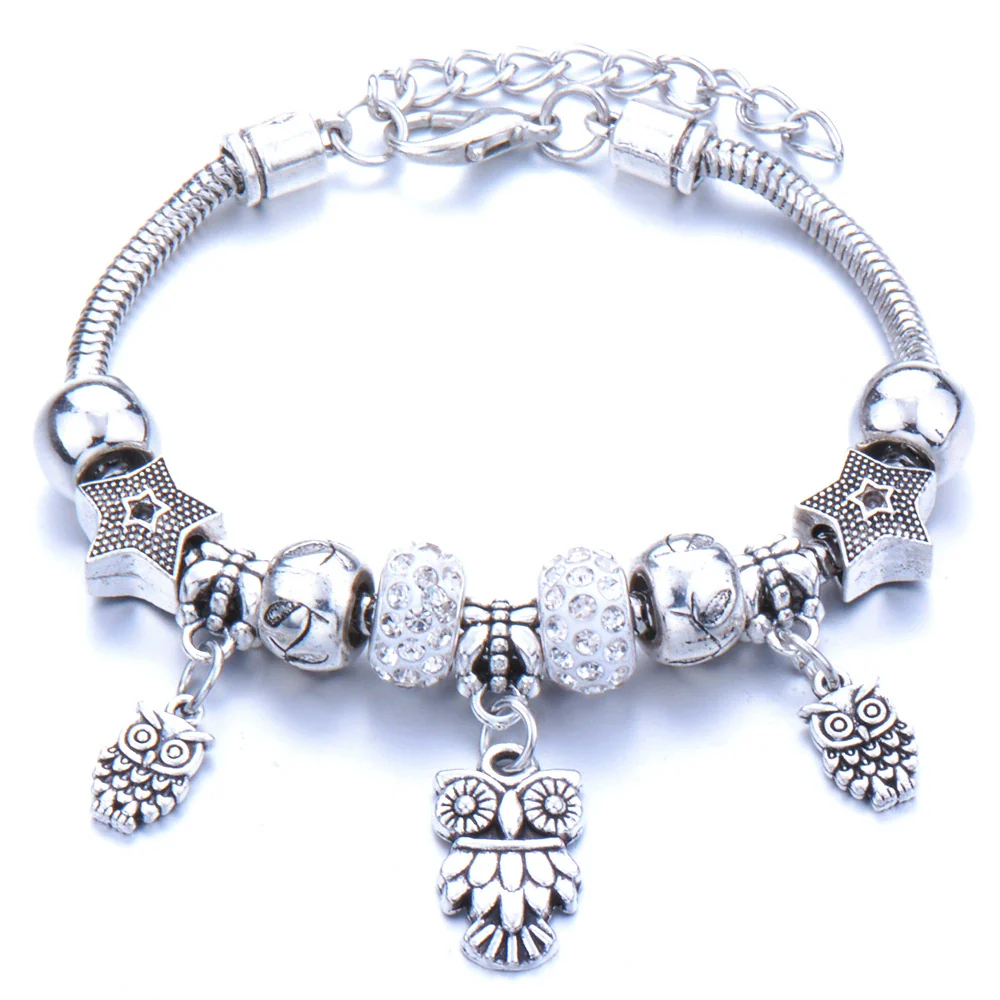 Wholesale Adjustable Beaded Bracelet With Butterfly Pendant For Girls Alloy Geometric Pattern Electroplated - Image 38