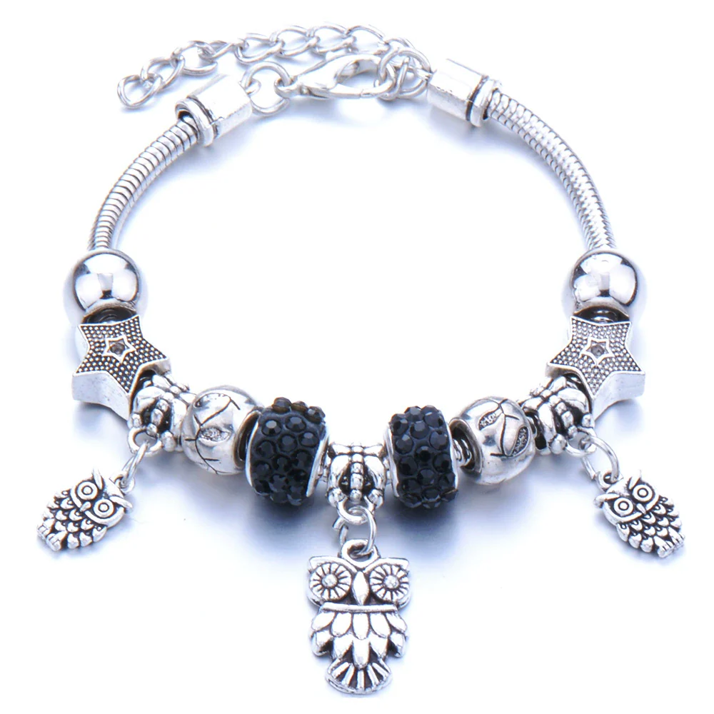 Wholesale Adjustable Beaded Bracelet With Butterfly Pendant For Girls Alloy Geometric Pattern Electroplated - Image 39