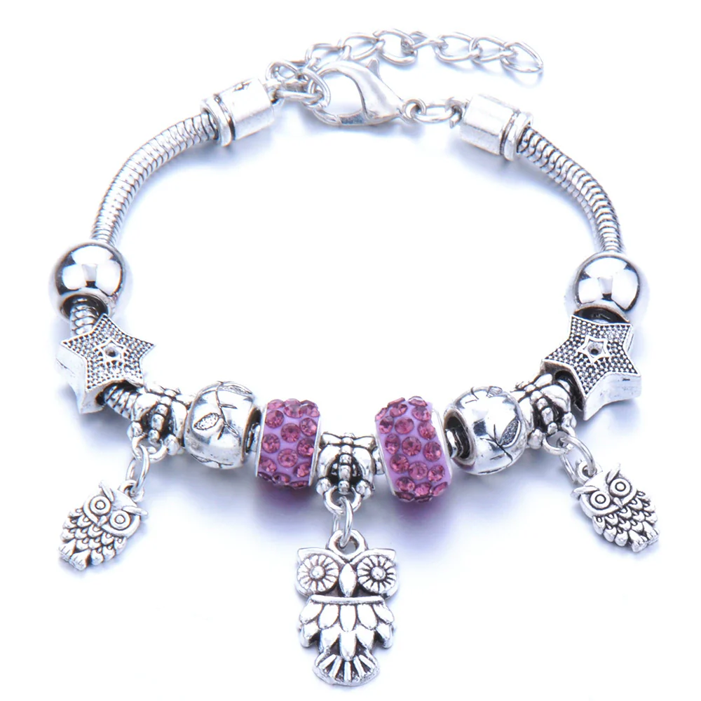 Wholesale Adjustable Beaded Bracelet With Butterfly Pendant For Girls Alloy Geometric Pattern Electroplated - Image 40