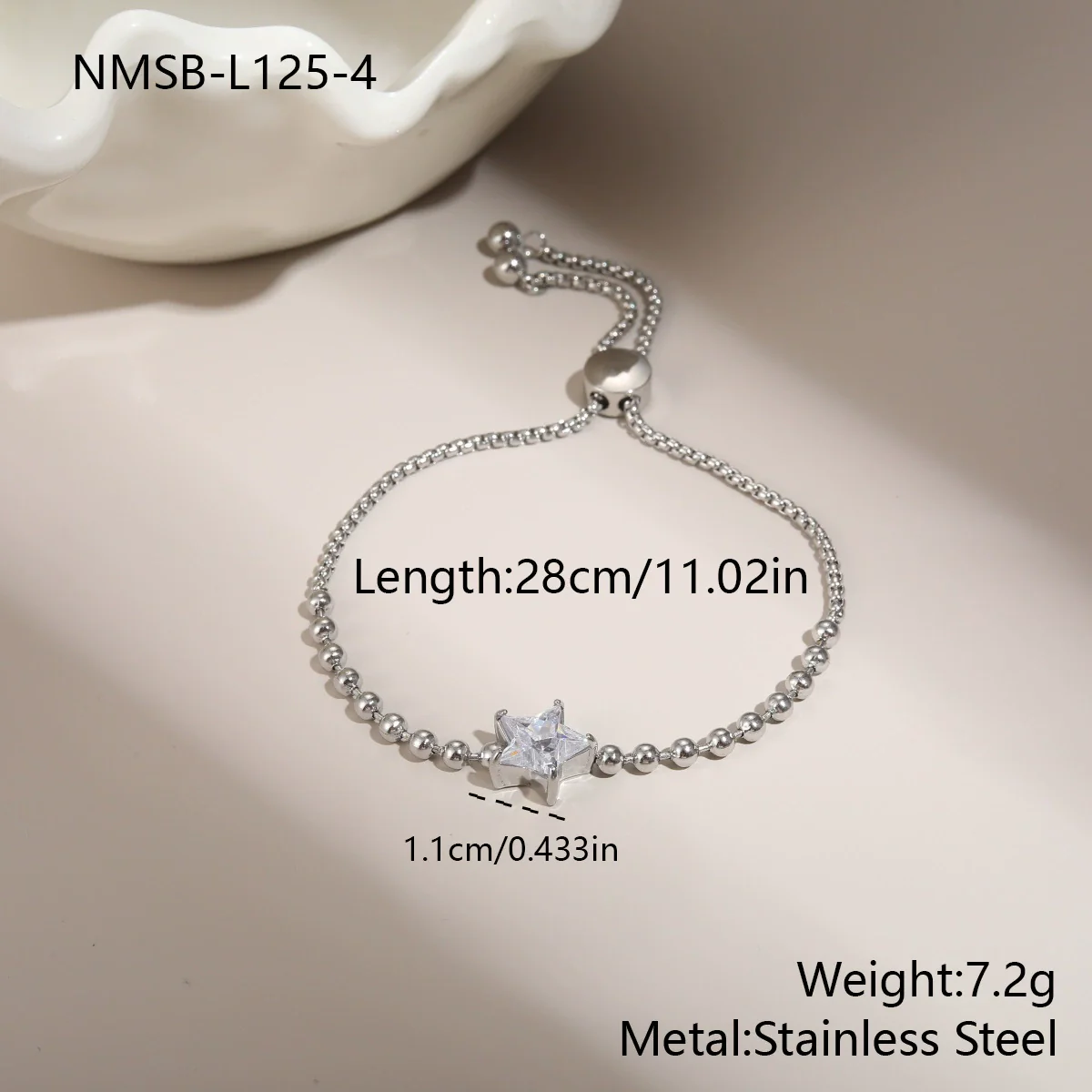 Wholesale Adjustable Nonfading Heart Bracelet For Women Stainless Steel 18K Gold Electroplated Geometric Pattern - Image 9