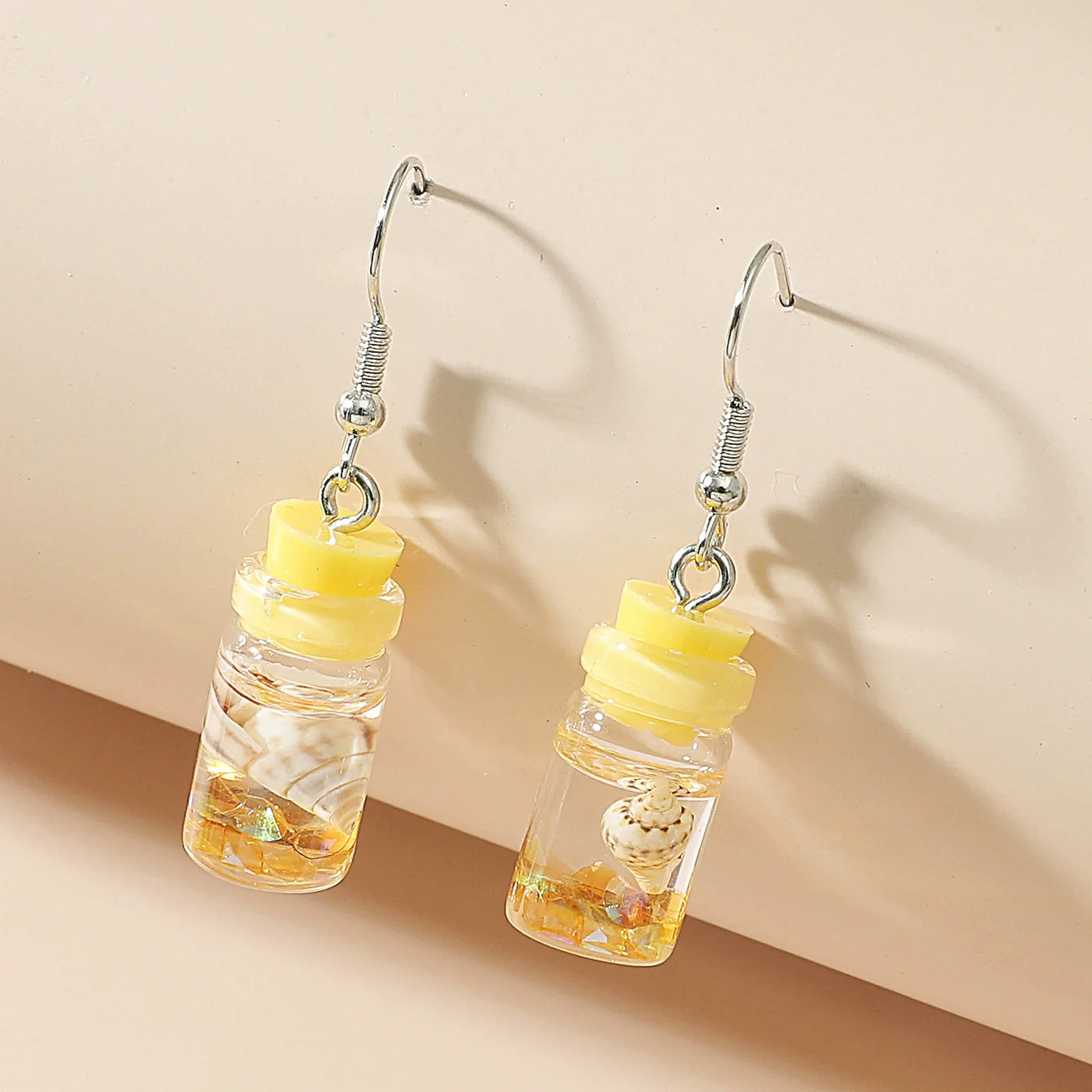 Wholesale Alloy Acrylic Fruit Leaves Pendant Women's Ear Jewelry With 14K Gold Ear Needle And Electroplating Design - Image 14