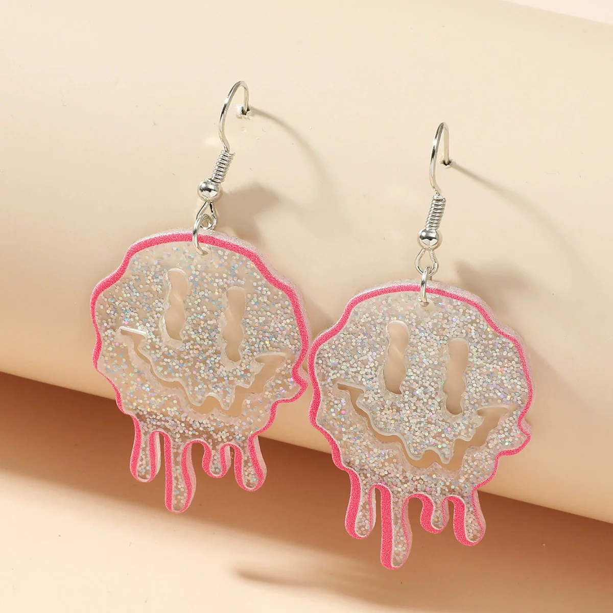 Wholesale Alloy Acrylic Fruit Leaves Pendant Women's Ear Jewelry With 14K Gold Ear Needle And Electroplating Design - Image 18
