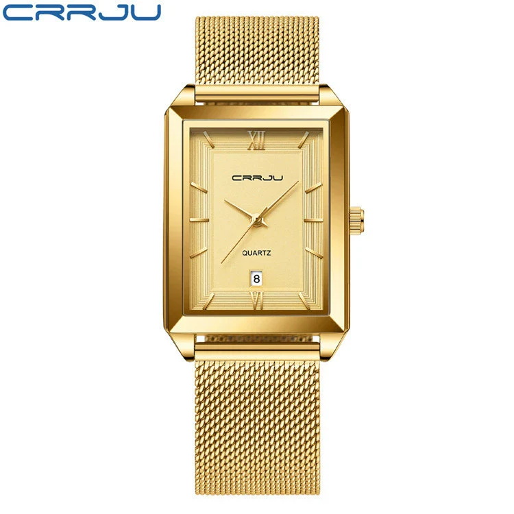 Wholesale Alloy And Stainless Steel Casual Business Fashion Men's Rectangular Dial Watch - Image 7