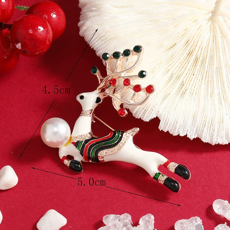 Wholesale Alloy Animal Dripping Oil Brooch For Women With Festival Elements - Image 3