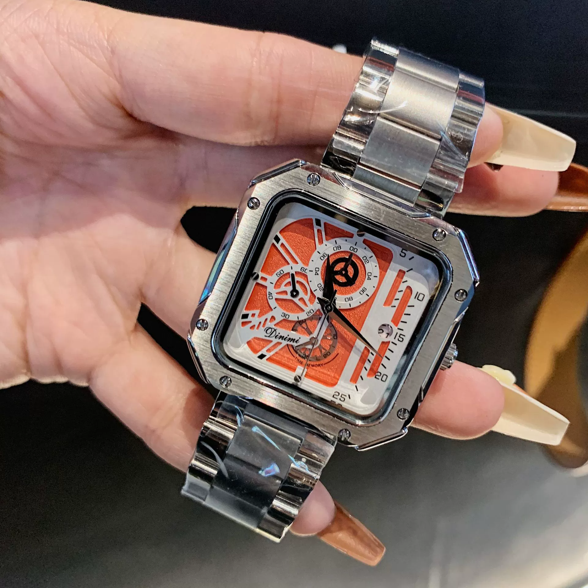 Wholesale Alloy Band Square Casual Watch With Stainless Steel Buckle - Image 13