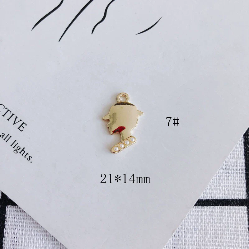 Wholesale Alloy Bear Rose Pendant Earrings Jewelry Accessories - Image 11