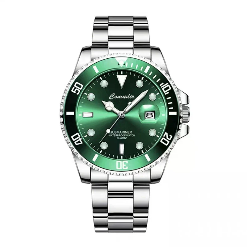 Wholesale Alloy Business Style Round Dial Imitation Mechanical Men's Luminous Calendar Waterproof Watch - Image 5