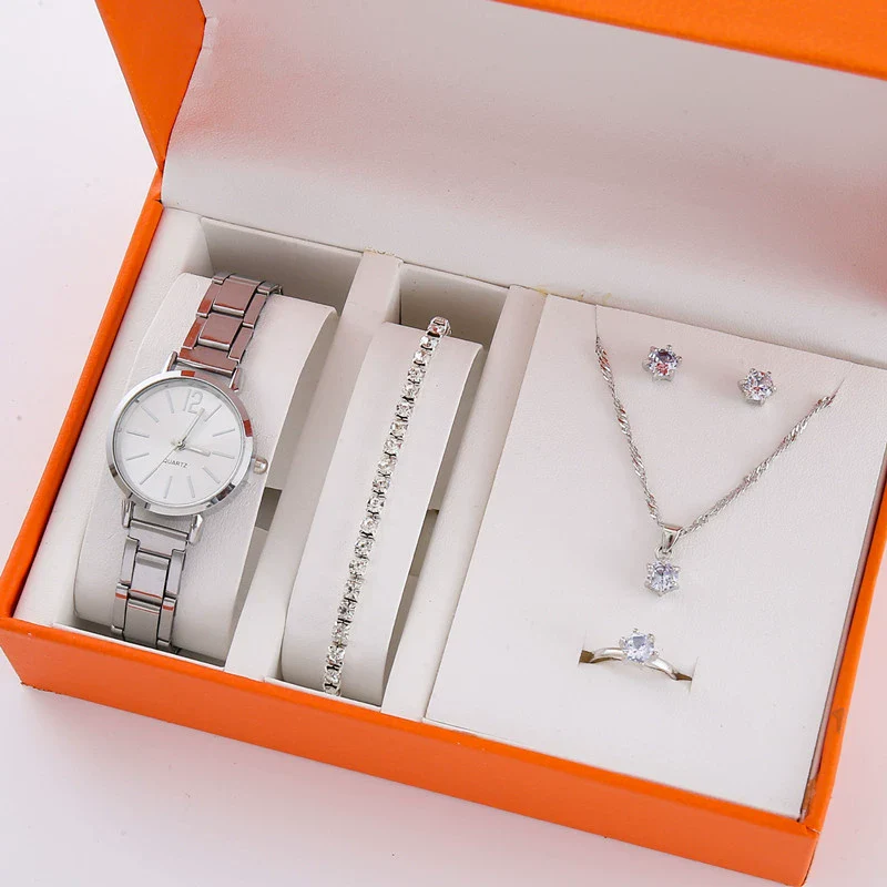 Wholesale Alloy Casual Round Women's Watch Jewelry With Rose Gold Buckle - Image 3