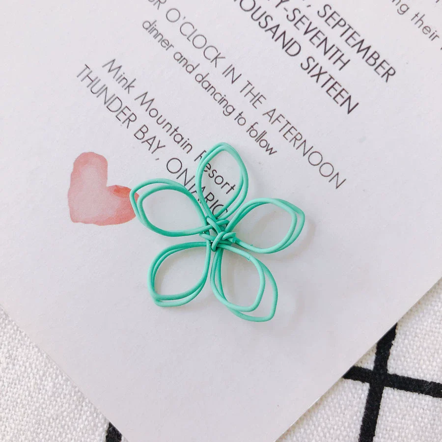 Wholesale Alloy Ear Jewelry Accessories With Color Petals Double Hollow Flowers And Baking Paint - Image 10