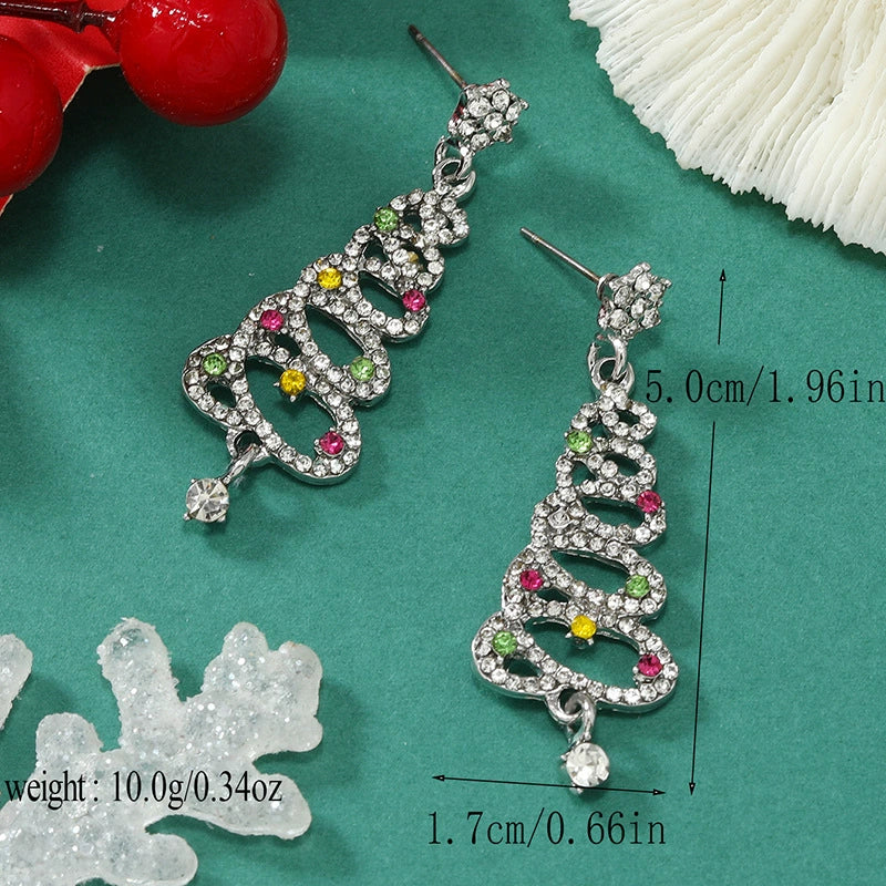 Wholesale Alloy Geometric Diamond Women's Earrings - Image 3