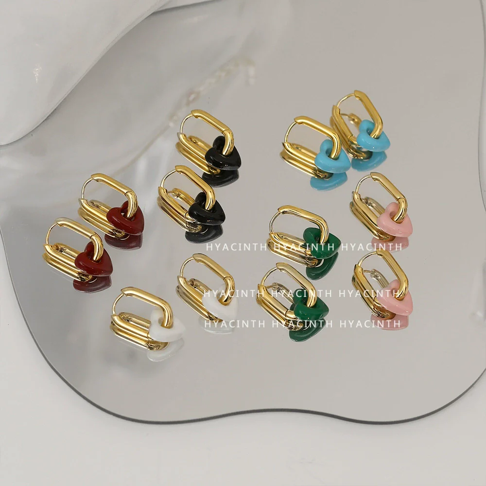 Wholesale Alloy Geometric Electroplated Cute Style Ear Buckles - Image 4