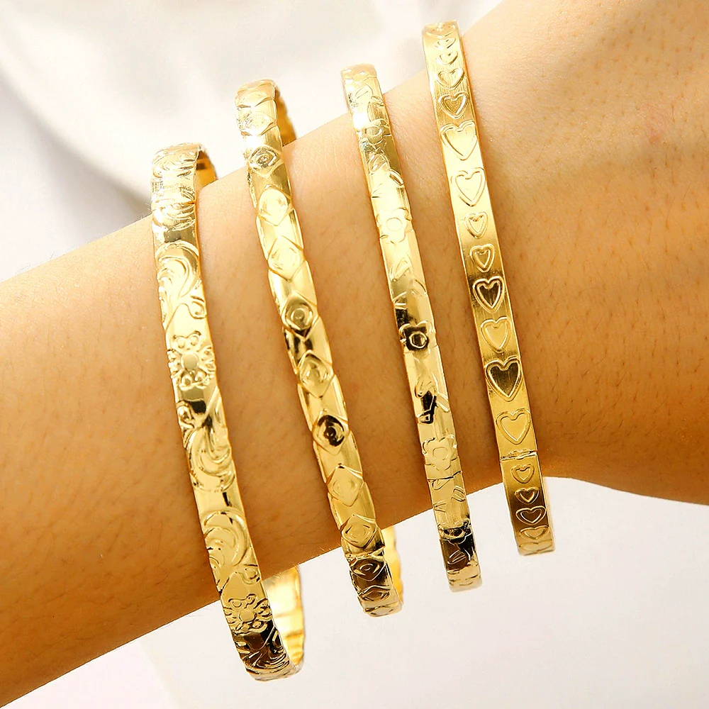 Wholesale Alloy Geometric Electroplated Multilayer Stacked Unisex And Women's Bracelet 6Piece Set - Image 44