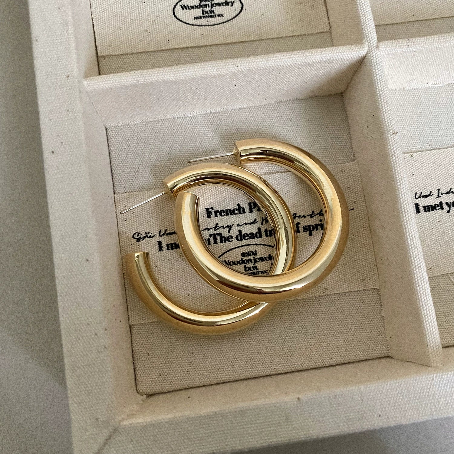 Wholesale Alloy Geometric Metal Earrings With S925 Silver Needle Goldplated For Women - Image 8