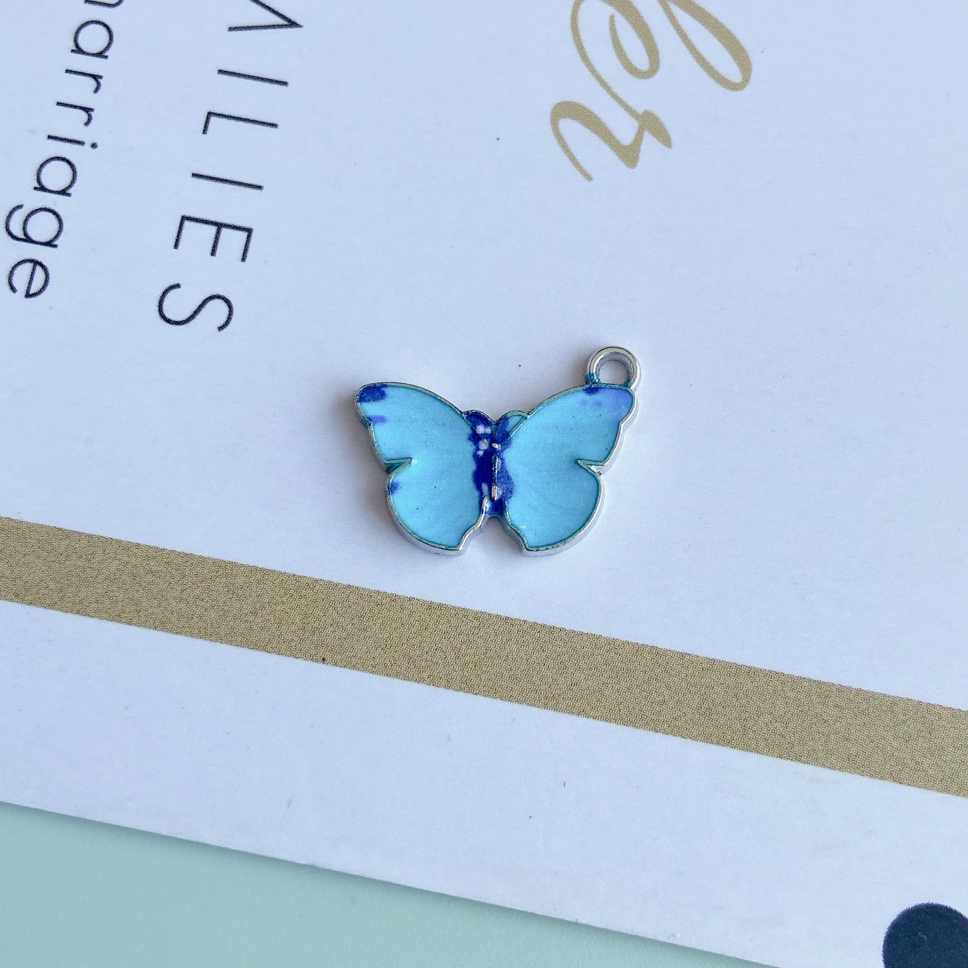 Wholesale Alloy Jewelry Accessories With Printing Butterfly Design For Fashion Retro Style - Image 20